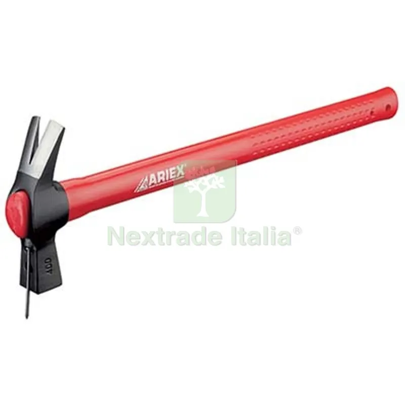 MARTELLO CARPENTIERE M.FIBRA 1161 ARIEX ACCIAIO FORGIATO SM.MM 25X34 GR 300 + MAGNETE H CM 45 — Martelli e mazze — rif. FERX.VIR4152196