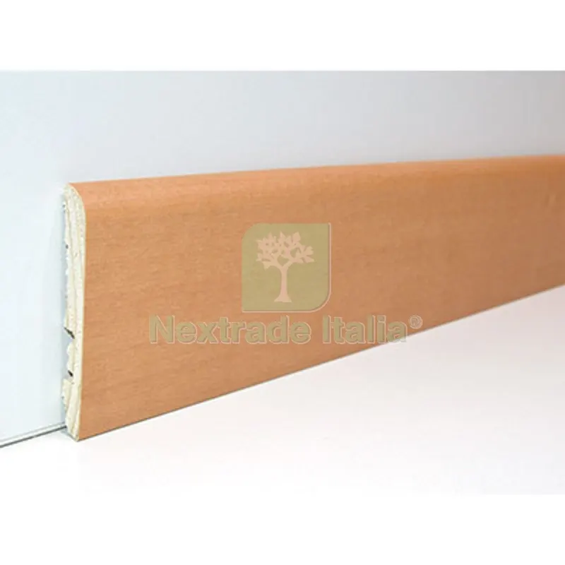 10PZ Battiscopa Liscio Pircher Abete Faggio MM 10X70 H.MM 2250 Colore Faggio L CM 225 MM 70x10 — Profili e angolari decorativi — rif. FERX.VIR4154681