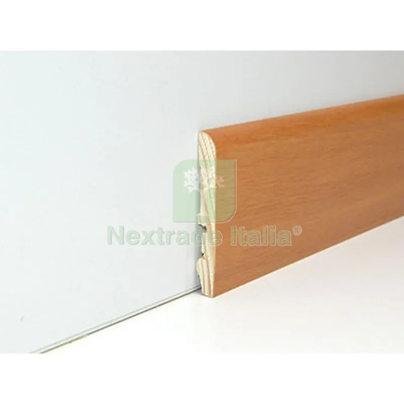 10PZ Battiscopa Liscio Pircher Abete Rovere MM 10X70 H.MM 2250 Colore Rovere L CM 225 MM 70x10 — Profili e angolari decorativi — rif. FERX.VIR4154682