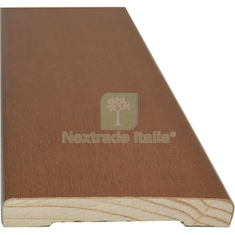 10PZ Coprifilo Liscio Pircher Abete Noce Chiaro MM 10X70 H.MM 2250 Colore Noce L CM 225 MM 70x10 — Profili e angolari decorativi — rif. FERX.VIR4154697