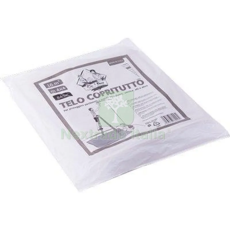 25PZ Telo Copritutto PE Bassa Densita Elepacking MT 4X4 GR 700 GR/MQ 700 — Teli e film di protezione — rif. FERX.VIR4215903