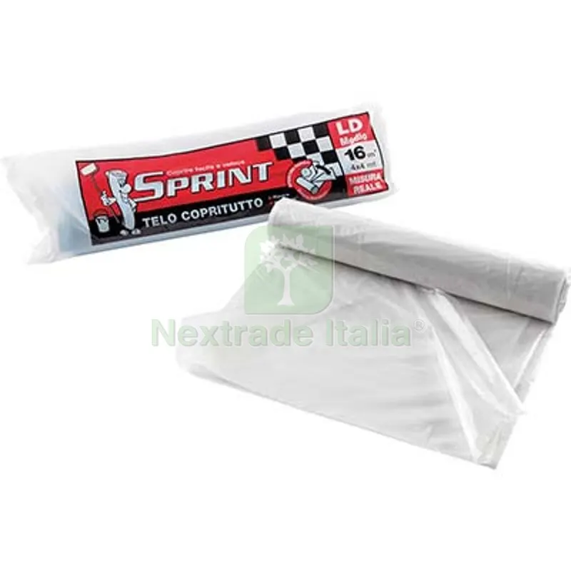 70PZ Telo Copritutto PE Bassa Densita Soragni MT 4X4 GR 250 Apertura Rapida GR/MQ 250 — Teli e film di protezione — rif. FERX.VIR4215910 70PZ Telo Copritutto PE Bassa Densita Soragni MT 4X4 GR 250 Apertura Rapida GR/MQ 250 — Teli e film di protezione — rif. FERX.VIR4215910