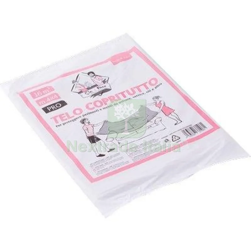 120PZ TELO COPRITUTTO PE ALTA DENSITA ELEPACKING MT 4X4 GR 60 CA GR/MQ 60 — Teli e film di protezione — rif. FERX.VIR4215912 120PZ TELO COPRITUTTO PE ALTA DENSITA ELEPACKING MT 4X4 GR 60 CA GR/MQ 60 — Teli e film di protezione — rif. FERX.VIR4215912