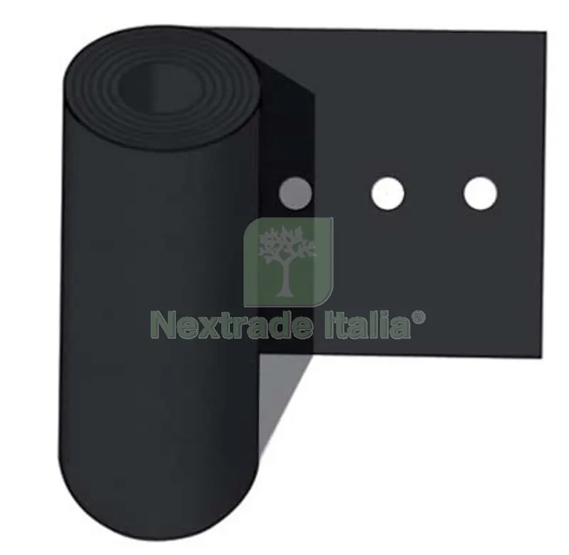 68KG Foglia Polietilene Nera Foro Singolo MM 0,06 Passo CM 30 L.MT 1000 CA H.CM 110 — Teli e film di protezione — rif. FERX.VIR4216424