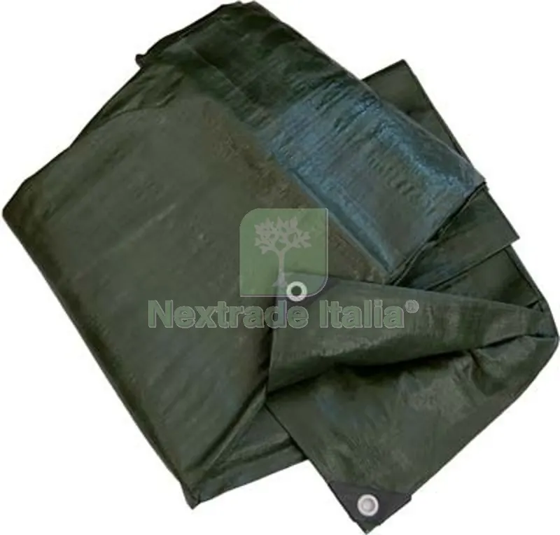 TELONE OCCHIELLATO PE PESANTE VERDE WORKIT GR/MQ 180 MT 4X8 + POLIECO — Teli, sacchi e reti agricole — rif. FERX.VIR4216926 TELONE OCCHIELLATO PE PESANTE VERDE WORKIT GR/MQ 180 MT 4X8 + POLIECO — Teli, sacchi e reti agricole — rif. FERX.VIR4216926