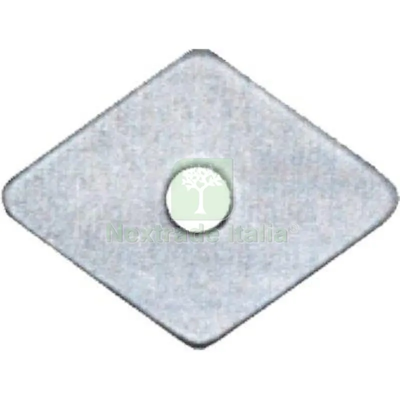 2CF Rondella Tirafondo Romboidale PPL MM 27X27 Foro MM 6,0 CF=PZ 100 — Viti — rif. FERX.VIR4218935 2CF Rondella Tirafondo Romboidale PPL MM 27X27 Foro MM 6,0 CF=PZ 100 — Viti — rif. FERX.VIR4218935