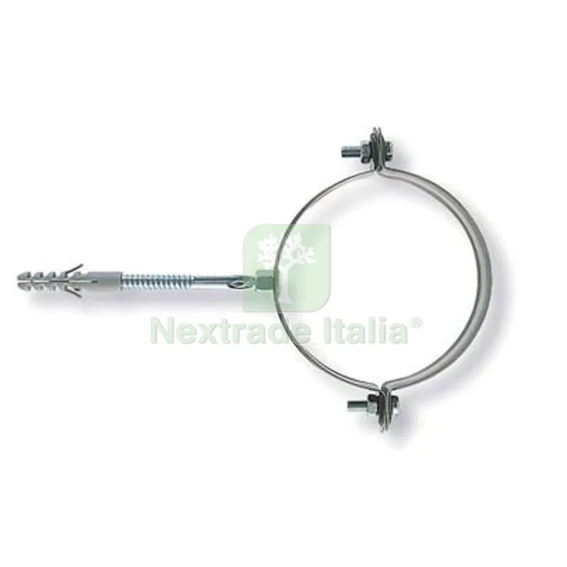 10PZ Collare Pluviale Tondo SCP Fischer Zincato SCP 80 Ø Mm 80 — Tasselli e ancoraggi — rif. FERX.VIR4235308