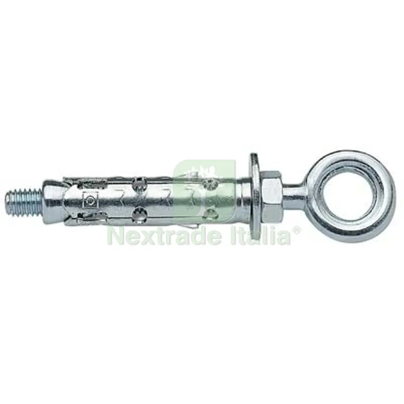 50PZ Tassello Ancorante Acciaio LE/O Elematic Occhiolo LE.O 6 Diametro Occhiolo MM 10 MM 10x45 Mod 6 — Tasselli e ancoraggi — rif. FERX.VIR4263606