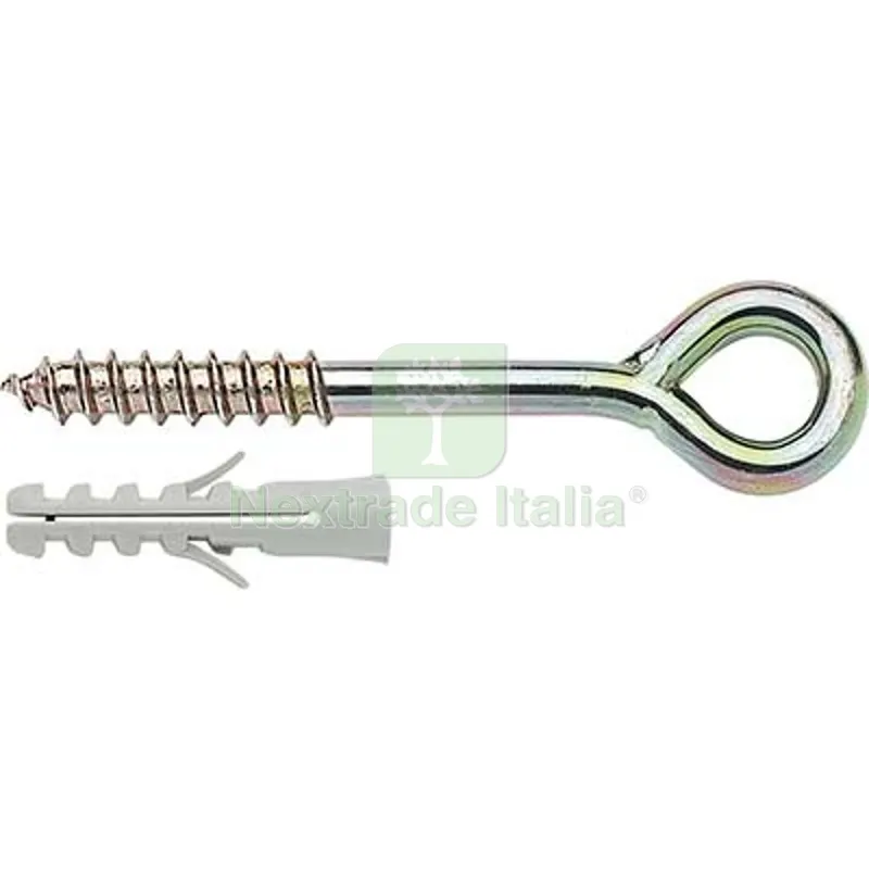15PZ Tassello Acciaio/Nylon Ponteggi E/PN Elematic Occhiolo Zincato MM 50 + E/PN 14X140 MM 14x140 — Tasselli e ancoraggi — rif. FERX.VIR4263619