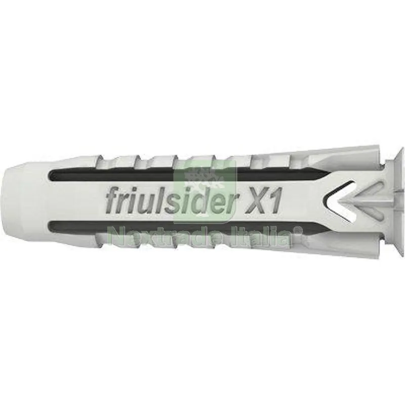 TASSELLO NYLON X1 FRIULSIDER X1 6 CF=PZ 100 MM 6x30 Mod 6 — Tasselli e ancoraggi — rif. FERX.VIR4269361 TASSELLO NYLON X1 FRIULSIDER X1 6 CF=PZ 100 MM 6x30 Mod 6 — Tasselli e ancoraggi — rif. FERX.VIR4269361
