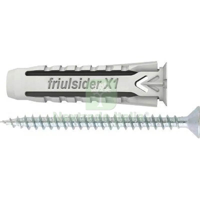 Tassello Nylon X1 Vite Friulsider Vite TSP Cava PZ X1 5 CF=PZ 100 MM 5x25 Mod 5 — Tasselli e ancoraggi — rif. FERX.VIR4269370 Tassello Nylon X1 Vite Friulsider Vite TSP Cava PZ X1 5 CF=PZ 100 MM 5x25 Mod 5 — Tasselli e ancoraggi — rif. FERX.VIR4269370