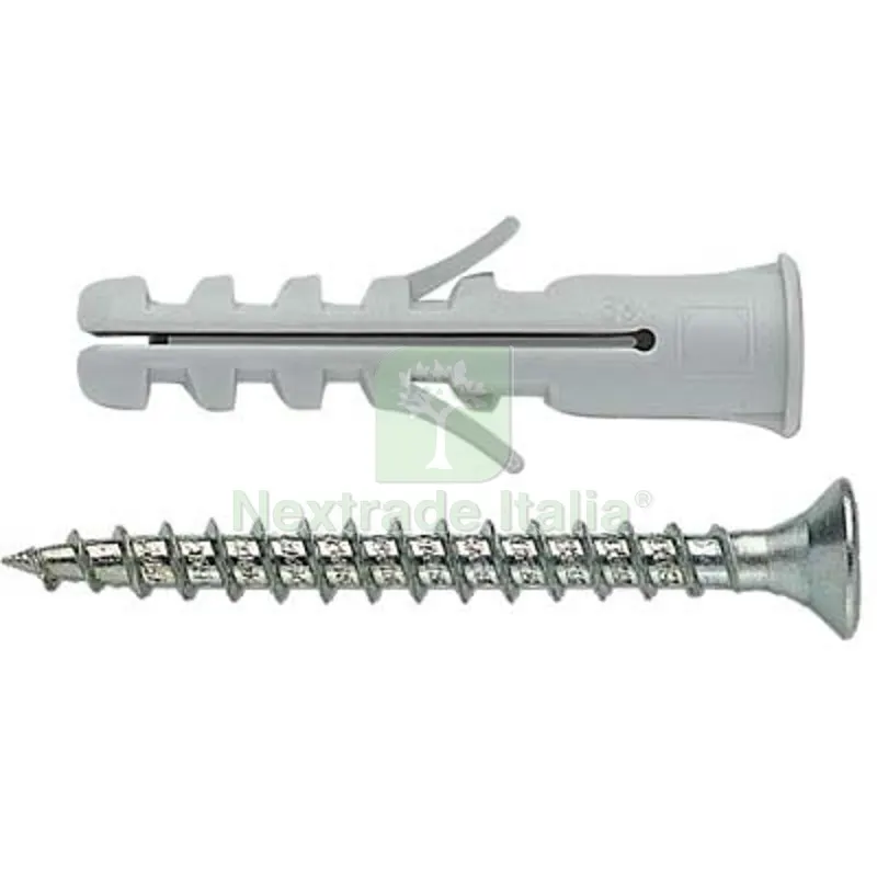 50CF Tassello Nylon EB/VA Self Elematic EB/VA 5 Vite TSP PZ CF=PZ 10 MM 5x25 — Tasselli e ancoraggi — rif. FERX.VIR4271805