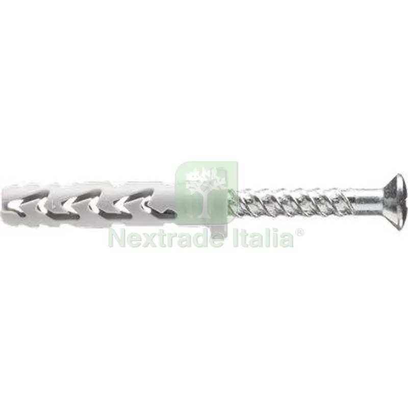 Tassello Nylon Prolungato JTX TP/V Elematic Vite TSP PZ Collar Cilind JTD TP/V D6X40 CF=PZ 100 MM 6x40 S MM 10 — Tasselli e ancoraggi — rif. FERX.VIR4275951