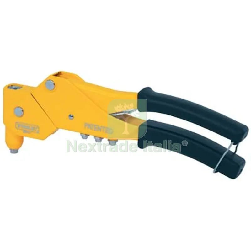 RIVETTATRICE MANUALE MR77 ACCIAIO TESTA GIREVOLE MM 2,4/4,7 CM 25 — Rivetti — rif. FERX.VIR4307007