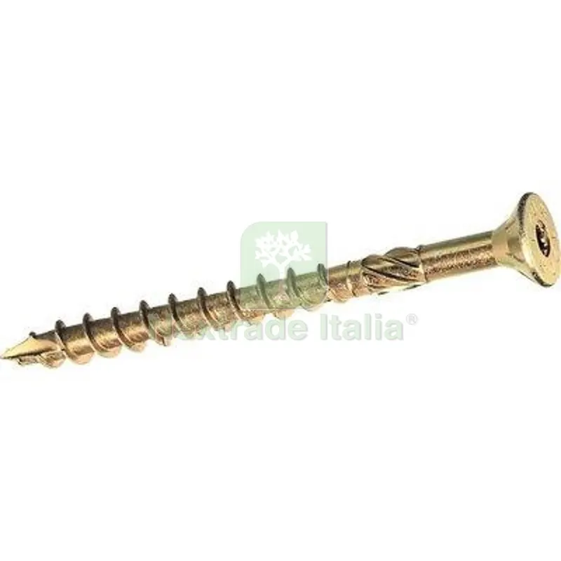 Vite Legno Wood Ambrovit Cava TX25 Zincata Gialla MM 5,0X 50 CF=PZ 200 MM 5,0x50 TX 25 — Viti — rif. FERX.VIR4319316