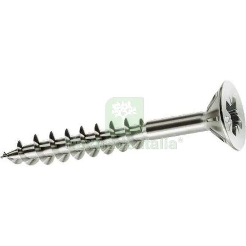 VITE TRUCIOLARE TSP PF CHROM PANELVIT MUSTAD CAVA PZ FILETTO PARZIALE MM 4,5X70 CF=PZ 200 — Pannelli e tavole in legno — rif. FERX.VIR4326146