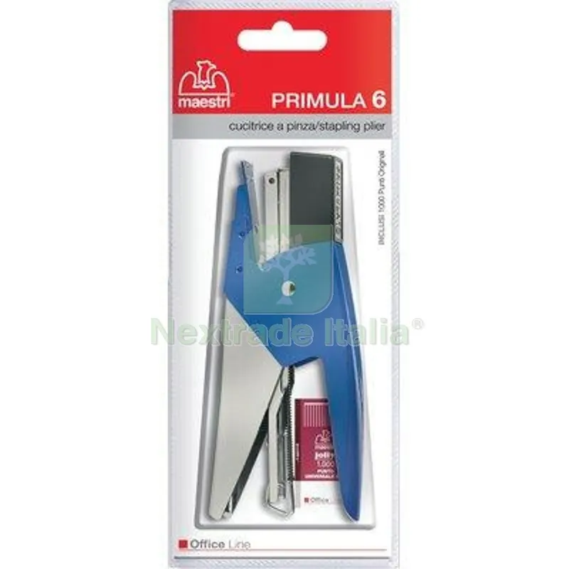 Cucitrice a Pinza Primula 6 RO-MA Verniciata + Punti Omaggio — Articoli per ufficio — rif. FERX.VIR4331014