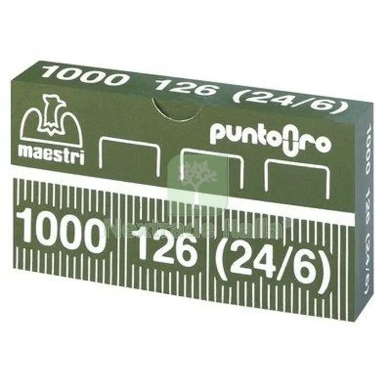Punto Oro 126 (24/6) x Cucitrice RO-MA CF=PZ 10000(10X1000) MM 11,95X6,0 x Primula 12 — Articoli per ufficio — rif. FERX.VIR4331094 Punto Oro 126 (24/6) x Cucitrice RO-MA CF=PZ 10000(10X1000) MM 11,95X6,0 x Primula 12 — Articoli per ufficio — rif. FERX.VIR4331094