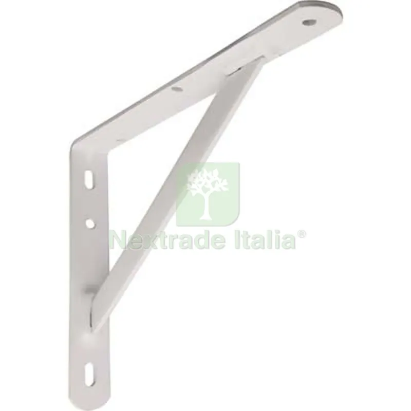2PZ Reggimensola Pesante + Saetta Obelix Bolis Acciaio Vern Bianco KG 100/COPPIA MM 300X195 Fin Bianca — Ferramenta per legno e mobili — rif. FERX.VIR4342030 2PZ Reggimensola Pesante + Saetta Obelix Bolis Acciaio Vern Bianco KG 100/COPPIA MM 300X195 Fin Bianca — Ferramenta per legno e mobili — rif. FERX.VIR4342030