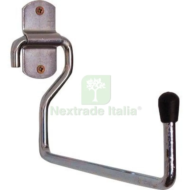 12PZ Supporto a Gancio Singolo 304 Minutex Acciaio Zincato CM 23X10 Ø Mm 8 — Ferramenta porte e finestre — rif. FERX.VIR4350365