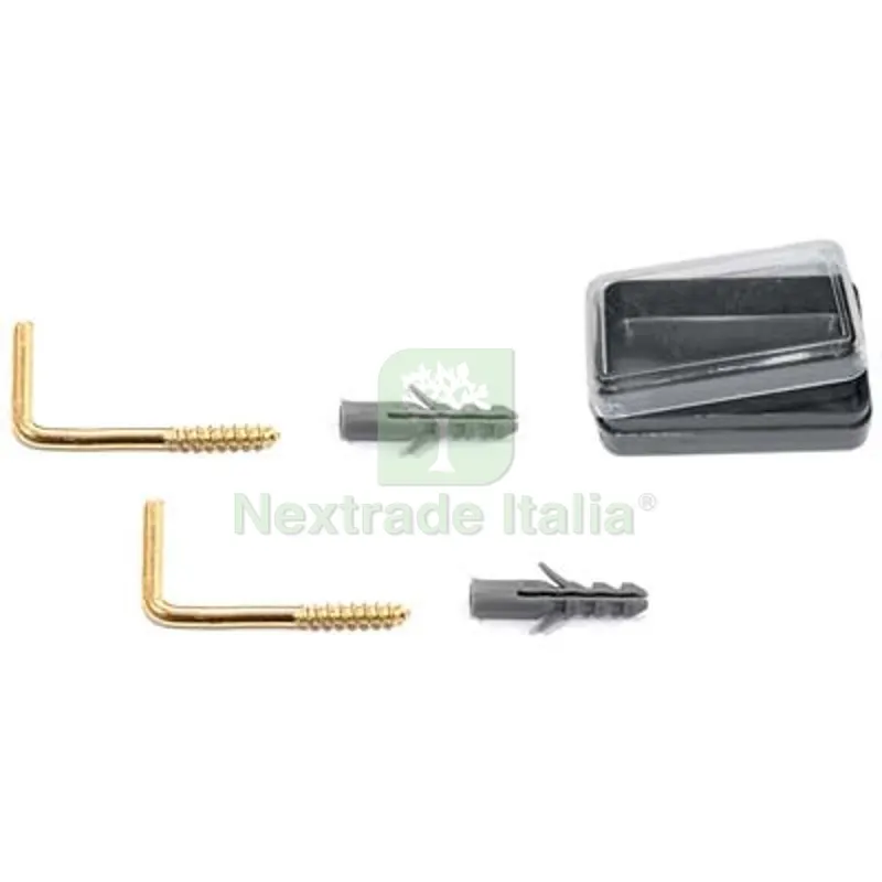 12CF Tassello Nylon Gancio Quadro Pronty Gancio Ottonato MM 4 CF=PZ 8 — Ganci, moschettoni e anelli — rif. FERX.VIR4351217 12CF Tassello Nylon Gancio Quadro Pronty Gancio Ottonato MM 4 CF=PZ 8 — Ganci, moschettoni e anelli — rif. FERX.VIR4351217