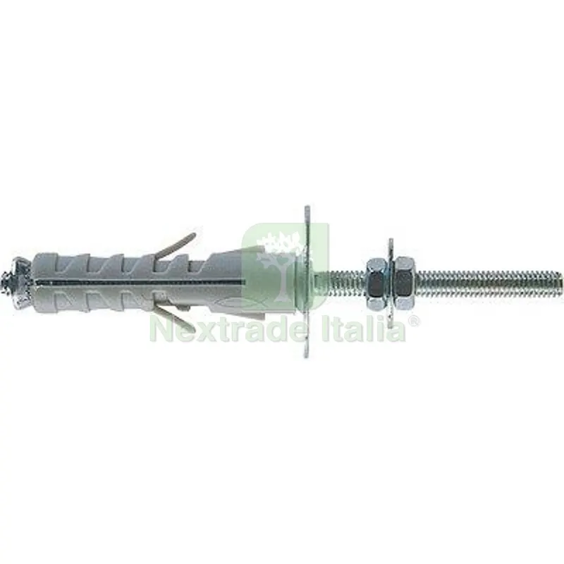 Tassello Nylon SB Doppio Dado Fischer M 5 SB 9/5 CF=PZ 50 MM 9x40 Mod 9/5 — Tasselli e ancoraggi — rif. FERX.VIR4352054