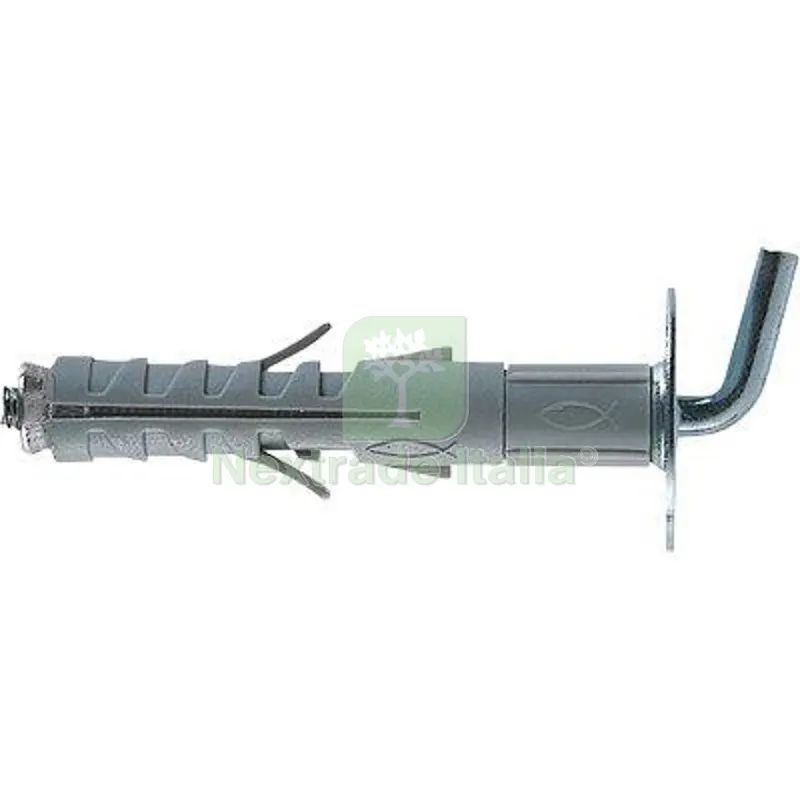 Tassello Nylon SB Lungo Gancio Corto Fischer SB 9/L8 CF=PZ 100 a MM 12 MM 9x52 Mod 9/L8 — Tasselli e ancoraggi — rif. FERX.VIR4352068
