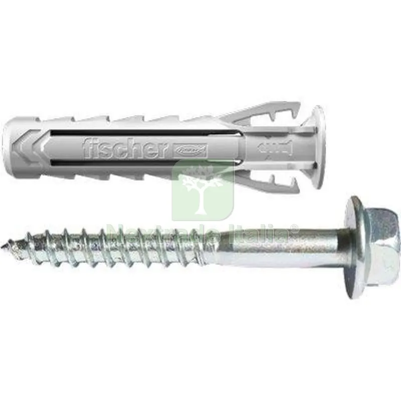 Tassello Nylon SX Plus BM Fischer Vite Cava EX SX 8X40 BM CF=PZ 100 MM 8x40 — Tasselli e ancoraggi — rif. FERX.VIR4352911