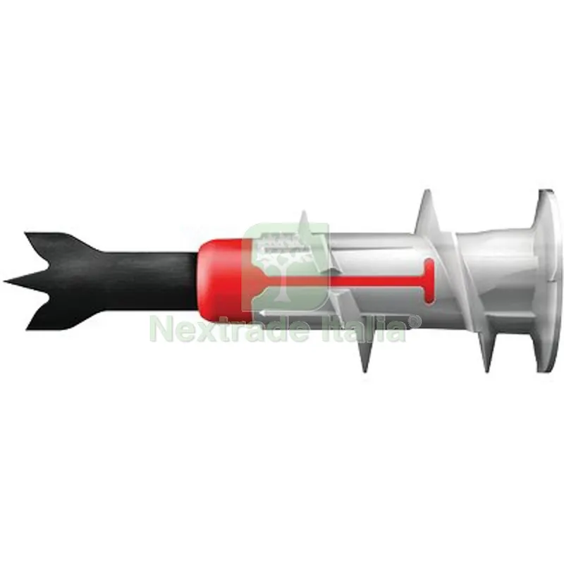 Tassello Nylon Duoblade Fischer Duoblade CF=PZ 40 L MM 29 S MM 9,5-25 — Tasselli e ancoraggi — rif. FERX.VIR4353069 Tassello Nylon Duoblade Fischer Duoblade CF=PZ 40 L MM 29 S MM 9,5-25 — Tasselli e ancoraggi — rif. FERX.VIR4353069