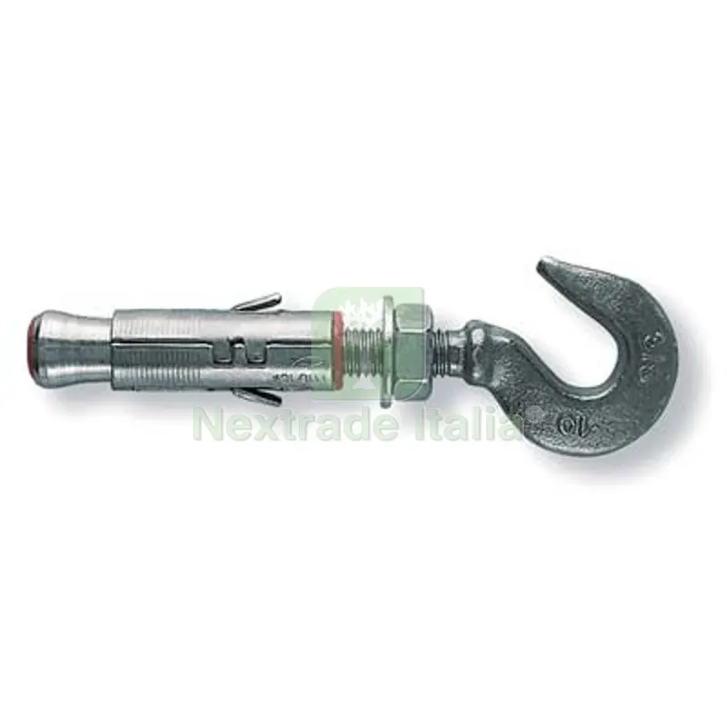 25PZ Tassello Acciaio SLM Gancio Forgiato Fischer SLM 10 Gancio a MM 13 MM 16x60 Mod 10 — Tasselli e ancoraggi — rif. FERX.VIR4353649
