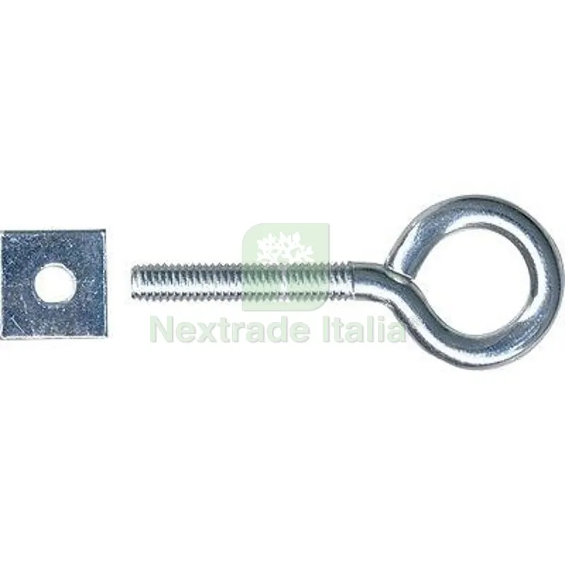 Occhiolo Filettato + Dado Quadro Puccioni Zincato MOD M 6X40 MM 16X40XM6 CF=PZ 200 Mod 6x40 — Minuteria metallica — rif. FERX.VIR4359141 Occhiolo Filettato + Dado Quadro Puccioni Zincato MOD M 6X40 MM 16X40XM6 CF=PZ 200 Mod 6x40 — Minuteria metallica — rif. FERX.VIR4359141