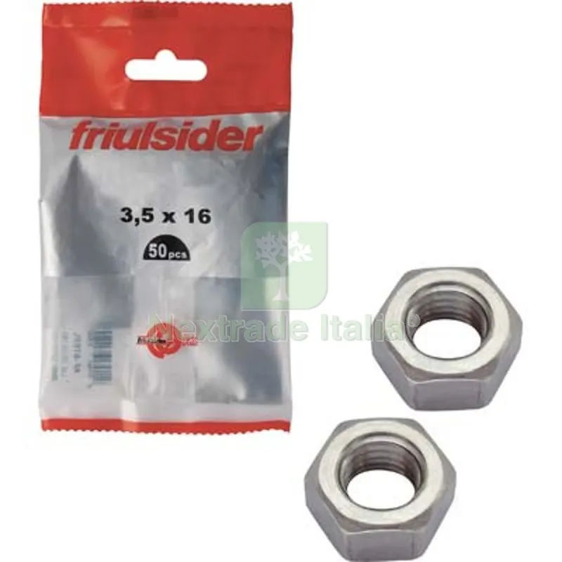 3CF Dado Esagonale Zincato Self Friulsider M 20 CF=PZ 5 — Bulloni, dadi e rondelle — rif. FERX.VIR4360930