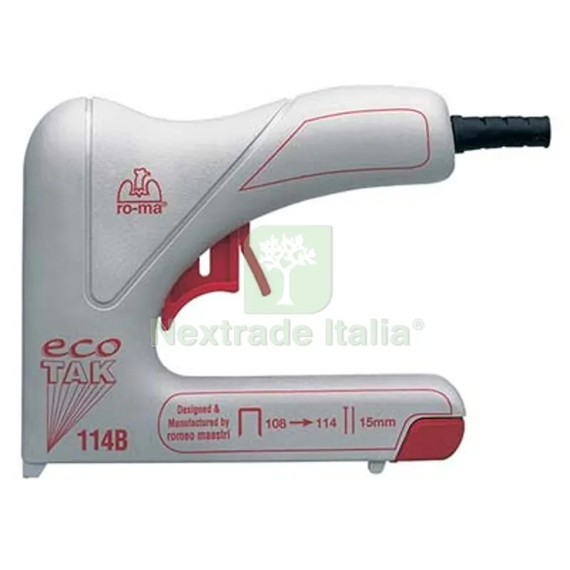 Fissatrice Elettrica Ecotak MOD.114B RO-MA x Punto AP 108-110-112-114-CHIODO M15-SPILLO W15 — Trapani e avvitatori — rif. FERX.VIR4372321 Fissatrice Elettrica Ecotak MOD.114B RO-MA x Punto AP 108-110-112-114-CHIODO M15-SPILLO W15 — Trapani e avvitatori — rif. FERX.VIR4372321