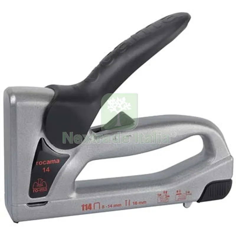 Fissatrice Manuale Rocama 14 MOD.114 RO-MA x Punto AP 108-110-112-114-CHIODO M15-SPILLO W15 — Trapani e avvitatori — rif. FERX.VIR4372322 Fissatrice Manuale Rocama 14 MOD.114 RO-MA x Punto AP 108-110-112-114-CHIODO M15-SPILLO W15 — Trapani e avvitatori — rif. FERX.VIR4372322