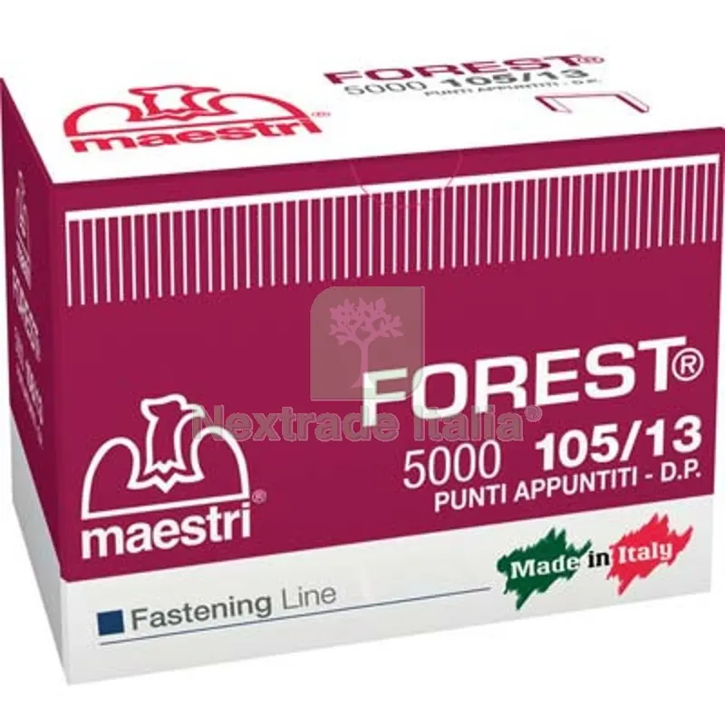 Punto Forest 105/13 x Fissatrice RO-MA Zincato CF=PZ 5000 MM 10,05X5 — Trapani e avvitatori — rif. FERX.VIR4372445 Punto Forest 105/13 x Fissatrice RO-MA Zincato CF=PZ 5000 MM 10,05X5 — Trapani e avvitatori — rif. FERX.VIR4372445