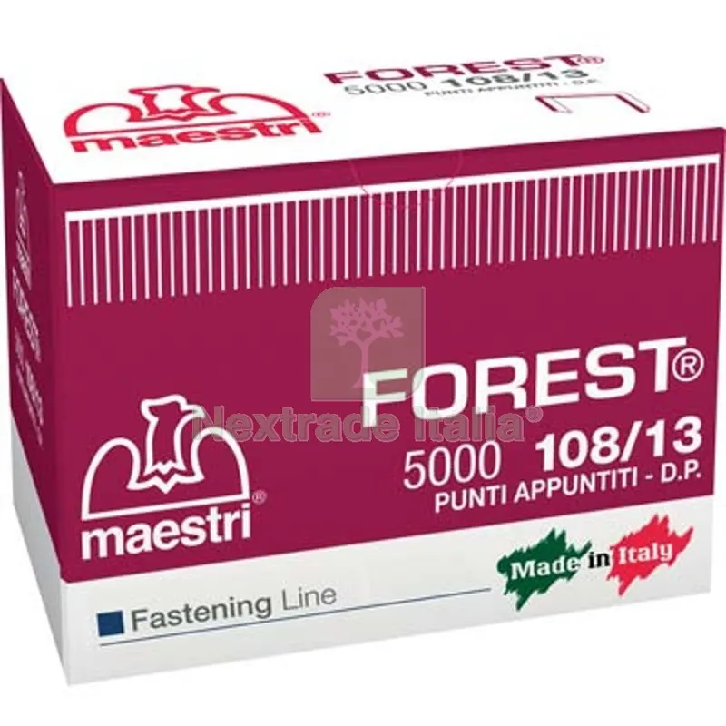 Punto Forest 108/13 x Fissatrice RO-MA Zincato CF=PZ 5000 MM 10,05X8 — Trapani e avvitatori — rif. FERX.VIR4372448 Punto Forest 108/13 x Fissatrice RO-MA Zincato CF=PZ 5000 MM 10,05X8 — Trapani e avvitatori — rif. FERX.VIR4372448