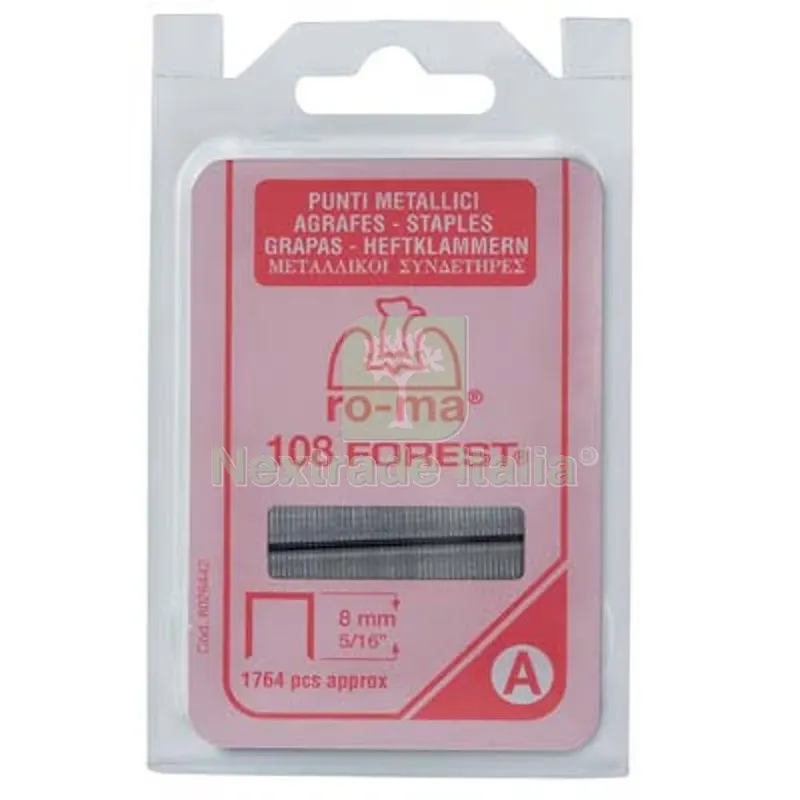 3CF Punto Forest 108 x Fissatrice Self RO-MA Zincato CF=PZ 1.764 MM 10,05X8 CF=PZ 1764 — Trapani e avvitatori — rif. FERX.VIR4372451 3CF Punto Forest 108 x Fissatrice Self RO-MA Zincato CF=PZ 1.764 MM 10,05X8 CF=PZ 1764 — Trapani e avvitatori — rif. FERX.VIR4372451