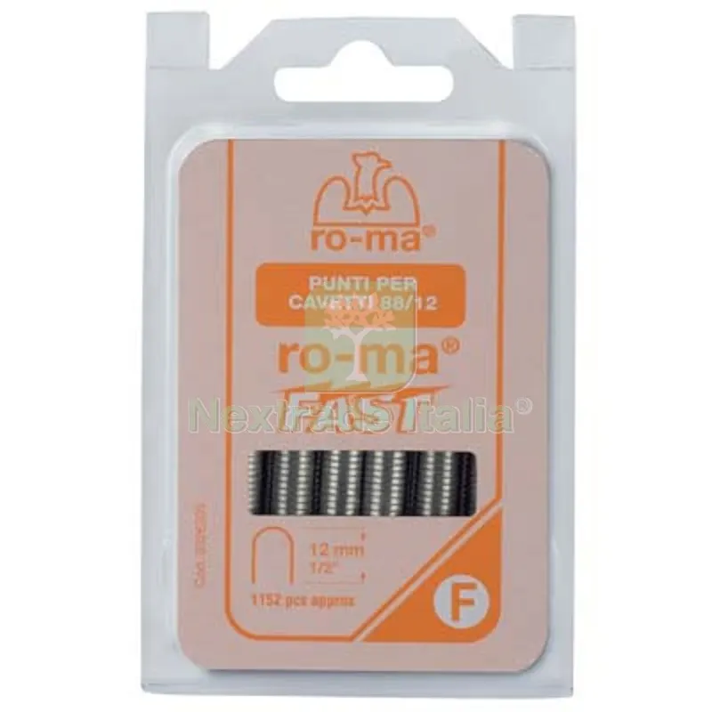 Punto 88 x Fissatrice Fissacavo M88 RO-MA 88/12 Zincato MM 6,6X12 CF=PZ 1152 Mod 88/12 — Trapani e avvitatori — rif. FERX.VIR4372477