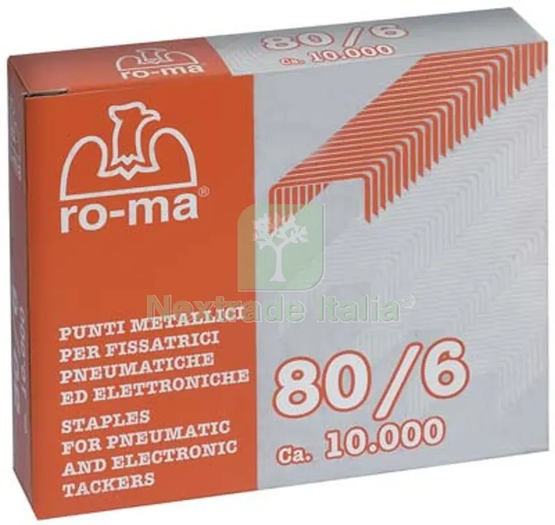 Punto 80 x Fissatrice RO-MA 80/12 Galva CF=PZ 10000 MM 11,5X12 Mod 80/12 — Trapani e avvitatori — rif. FERX.VIR4372488 Punto 80 x Fissatrice RO-MA 80/12 Galva CF=PZ 10000 MM 11,5X12 Mod 80/12 — Trapani e avvitatori — rif. FERX.VIR4372488