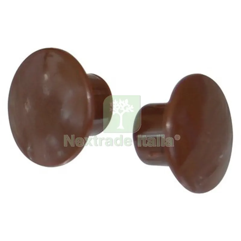 500PZ TAPPO COPRIFORO PLASTICA MARRONE MM 10 Colore Marrone — Tubi e raccordi — rif. FERX.VIR4379063 500PZ TAPPO COPRIFORO PLASTICA MARRONE MM 10 Colore Marrone — Tubi e raccordi — rif. FERX.VIR4379063