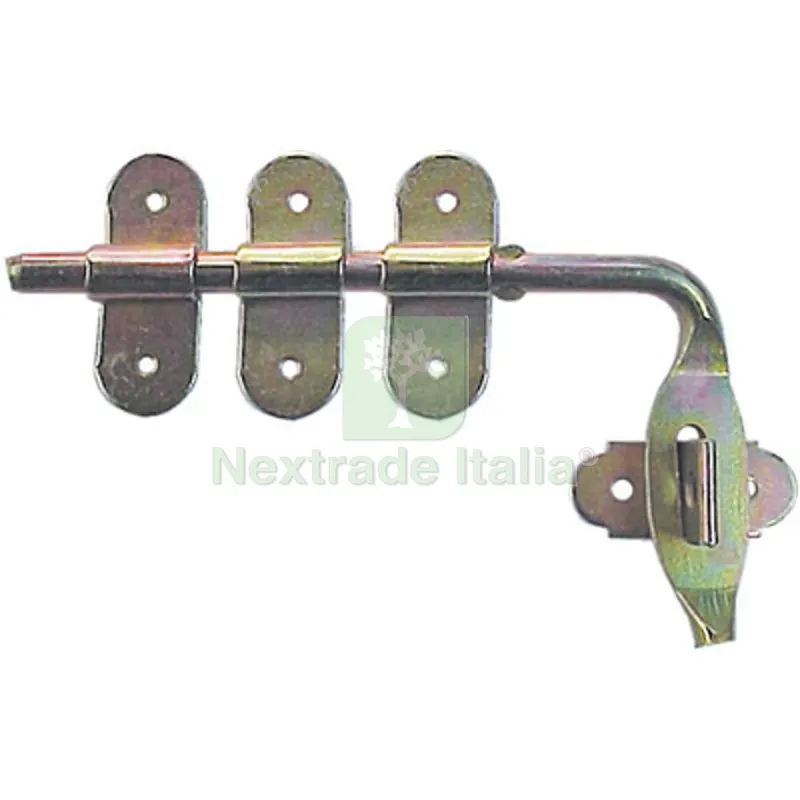 12PZ Catenaccio Portalucchetto Tondo Cantina Tropicalizzato Doppia Piastra CM 30 — Lucchetti e catene — rif. FERX.VIR4383030 12PZ Catenaccio Portalucchetto Tondo Cantina Tropicalizzato Doppia Piastra CM 30 — Lucchetti e catene — rif. FERX.VIR4383030