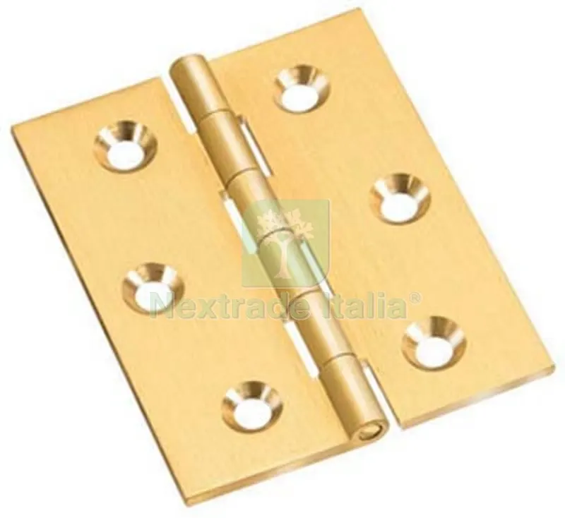 24PZ Cerniera Piana 4101 Valtoce Ottone Fresato Satinato Perno Fisso MM 30X30X1,6 S MM 1,6 — Cerniere e cardini — rif. FERX.VIR4383516 24PZ Cerniera Piana 4101 Valtoce Ottone Fresato Satinato Perno Fisso MM 30X30X1,6 S MM 1,6 — Cerniere e cardini — rif. FERX.VIR4383516