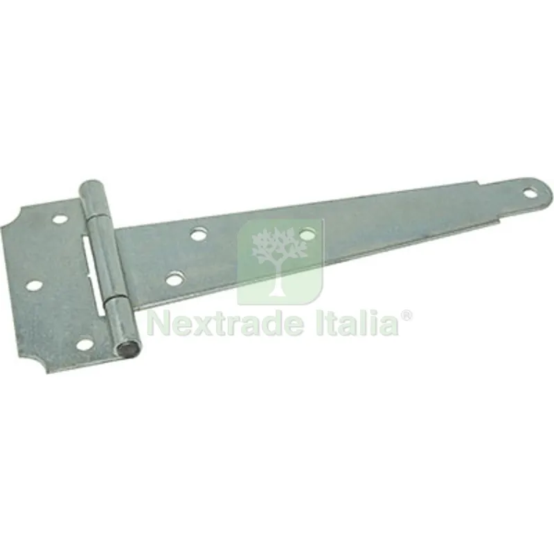 10PZ Cerniera a T 121 Valtoce Acciaio Zincato MM 200X90X2,0 — Cerniere e cardini — rif. FERX.VIR4383577 10PZ Cerniera a T 121 Valtoce Acciaio Zincato MM 200X90X2,0 — Cerniere e cardini — rif. FERX.VIR4383577