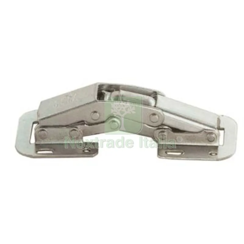 25PZ Cerniera Sportelli Acciaio Nichelato Doppia Spinta Snodi Multipli — Cerniere e cardini — rif. FERX.VIR4383610