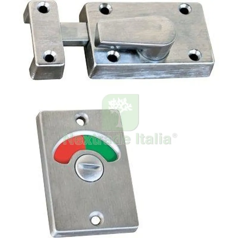 Catenaccio Libero Occupato Rotante Acciaio Nichelato MM 42X61 — Lucchetti e catene — rif. FERX.VIR4383662