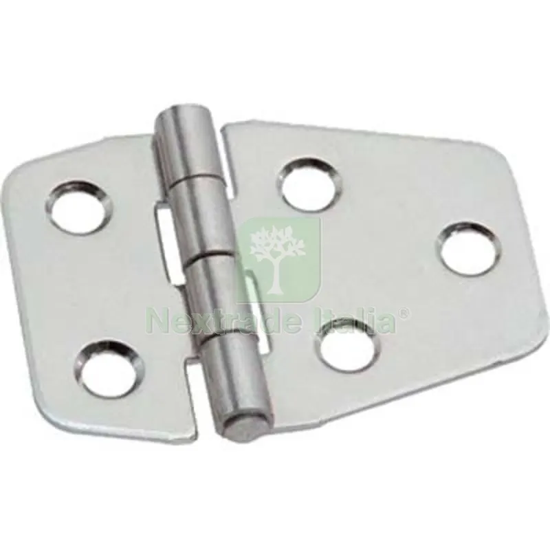 24PZ Cerniera Nautica 3372 Valtoce Inox Perno Fisso MM 40X55X1,5 S MM 1,5 — Cerniere e cardini — rif. FERX.VIR4383916