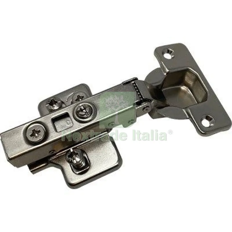 10PZ Cerniera Incasso 94° Rallentata + Basetta Collo 0 ACC Nich F.MM 35X11 Registrabile — Cerniere e cardini — rif. FERX.VIR4384050 10PZ Cerniera Incasso 94° Rallentata + Basetta Collo 0 ACC Nich F.MM 35X11 Registrabile — Cerniere e cardini — rif. FERX.VIR4384050
