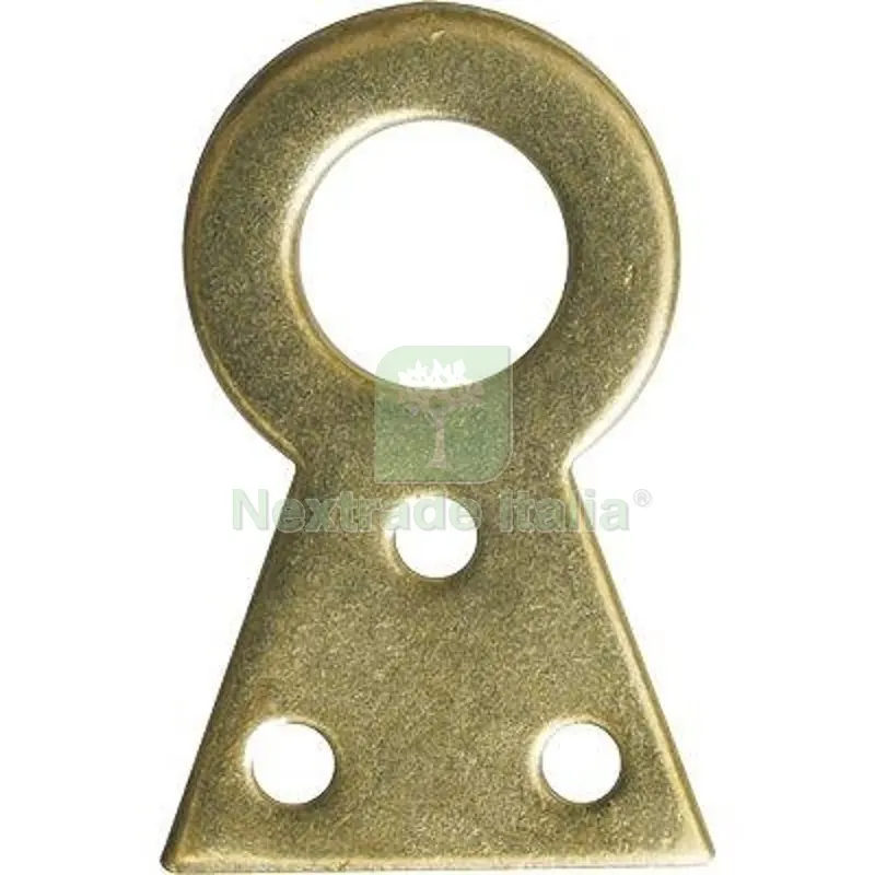 Attaccaglia a Coda di Rondine Ferro Ottonato N°2 CF=PZ 200 N° 2 — Ferramenta porte e finestre — rif. FERX.VIR4384171
