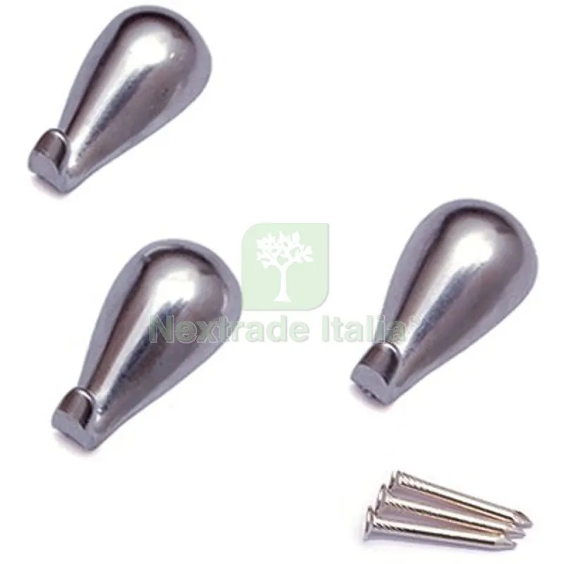 12CF Gancio Quadro Goccia Pronty Ferro Cromo MM 27 CF=PZ 3 Fin Cromata — Ferramenta porte e finestre — rif. FERX.VIR4384271 12CF Gancio Quadro Goccia Pronty Ferro Cromo MM 27 CF=PZ 3 Fin Cromata — Ferramenta porte e finestre — rif. FERX.VIR4384271