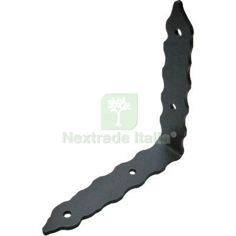 Angolare Gazebo Rinforzo Piegato 90° 376 Acciaio Verniciato Grafite S.MM 5,5 MM 200X42 — Gazebo e strutture giardino — rif. FERX.VIR4384700 Angolare Gazebo Rinforzo Piegato 90° 376 Acciaio Verniciato Grafite S.MM 5,5 MM 200X42 — Gazebo e strutture giardino — rif. FERX.VIR4384700